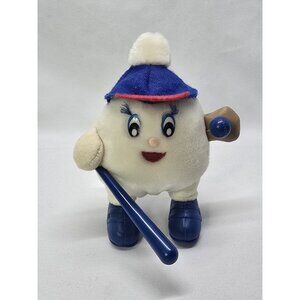 Scotties Little Softie White Plush Sporty Baseball Vintage Promo Stuffed Toy